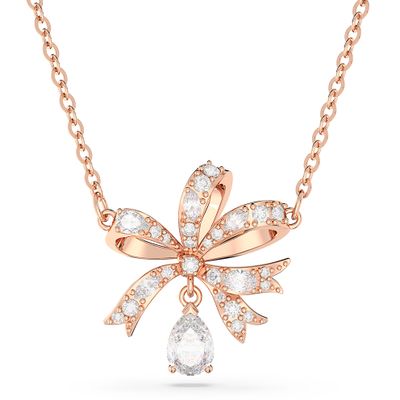 Swarovski 5656741 Ketting Volta Strik rosekleurig-wit 38-43 cm