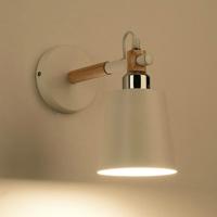 Trap gangpad bed slaapkamer muur lamp creatieve eenvoudige achtergrond restaurant Oblique vat Light AC 220V (wit)