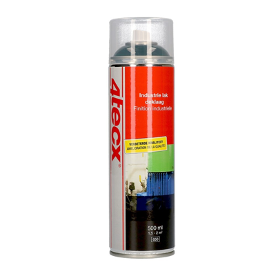4tecx Industriële deklaag dennengroen hoogglans 500ml RAL 6009