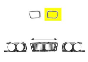 GRILLLIJST CHROOM LINKS (voor V8) 0635515
