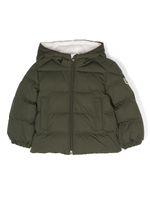 Moncler Enfant doudoune à patch logo - Vert - thumbnail