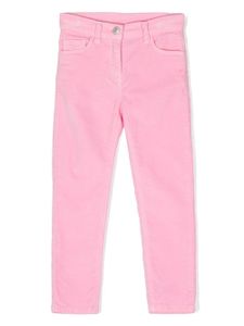 Chiara Ferragni Kids pantalon à coupe droite - Rose