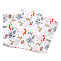 Swaddle hydrofiele doek - Bosdieren - thumbnail