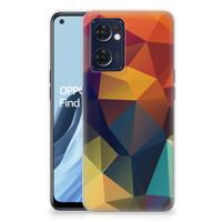 OPPO Reno 7 5G | Find X5 Lite | TPU Hoesje | Polygon Color