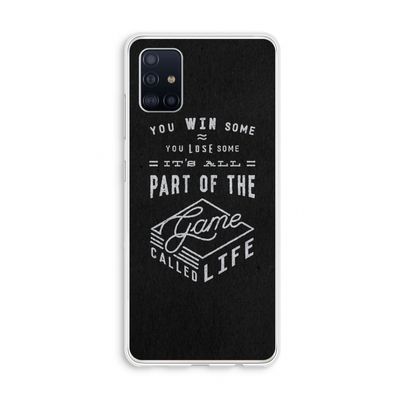 Life: Galaxy A51 4G Transparant Hoesje