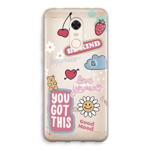 Positivity: Xiaomi Redmi 5 Transparant Hoesje
