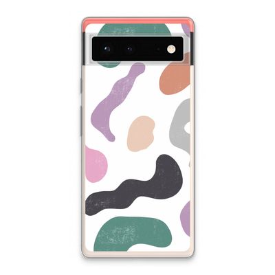 Memphis Shapes: Google Pixel 6 Transparant Hoesje