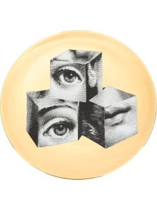 Fornasetti assiette imprimée Block Face