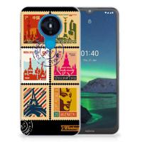 Nokia 1.4 | Silliconen Back Cover | Postzegels