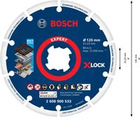 Bosch Accessoires X-LOCK | diamantmetaalschijf | 125 x 22,23 mm - 2608900533 - thumbnail