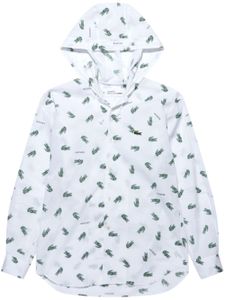 Comme Des Garçons Shirt chemise imprimée à capuche - Blanc