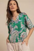 Studio Anneloes Madison Paisley Top 13727 T-shirt Korte Mouw 9997 Multi Color