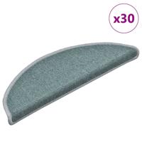 Trapmatten 30 st 56x17x3 cm zeeblauw halfrond