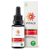 Vitamine D3 druppels 1000IE 20 Milliliter