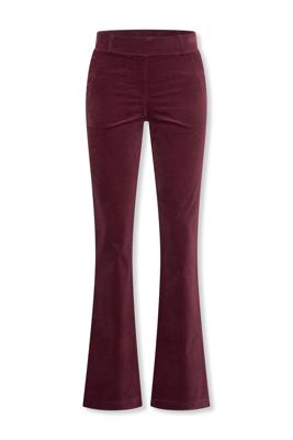 Helena Hart Broek Flair Velvet 7559 Flared Wine