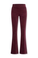 Helena Hart Broek Flair Velvet 7559 Flared Wine