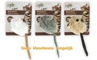 Afp wooly mouse lamswol met piep en catnip assorti (7X7X3 CM) - thumbnail