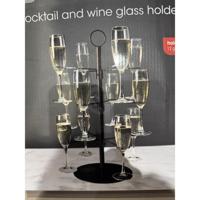 Etagere voor cocktail/wijnglazen 3-laags Etagere voor cocktail/wijnglazen 3-laags