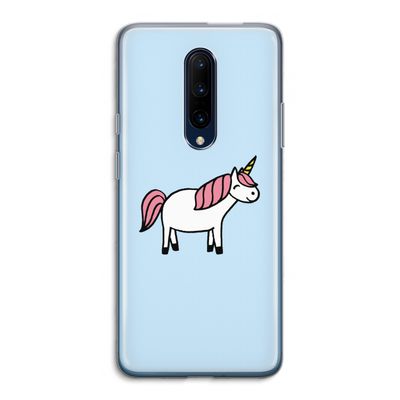 Eenhoorn: OnePlus 7 Pro Transparant Hoesje
