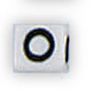 Darice • team sports letterkralen 6mm 30pcs o