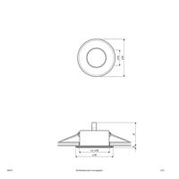 EVN 655013 655013 Inbouwring Halogeen Zonder 50 W Chroom