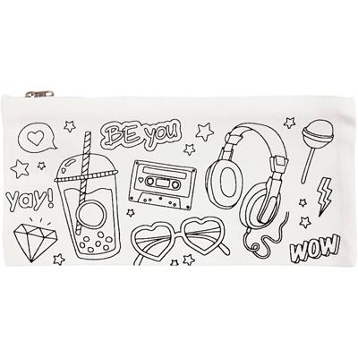 Creativ Company Etui, afm 11x23 cm, 210 gr, wit, 1 stuk