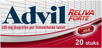 Advil Reliva Forte Oval Tabs 400 mg - voor pijn en koorts