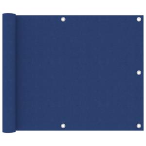 Balkonscherm 75x600 cm oxford stof blauw