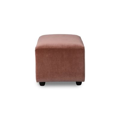 HKliving Jax bank Hocker Small Royal Velvet Magnolia