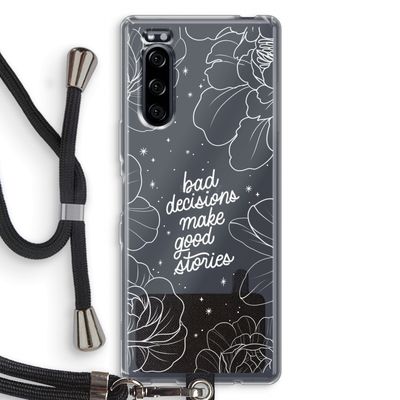 Good stories: Sony Xperia 5 Transparant Hoesje met koord