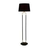 Searchlight Vloerlamp Jazz 161cm zwart met goud EU41432SB