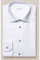 ETON Classic Fit Overhemd wit, Gestructureerd