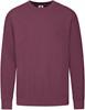 Fruit Of The Loom F330 Lightweight Set-In Sweat - Burgundy - L