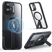 iPhone 16 Plus Boost Flickstand Case (HaloLock) - Clear Black iPhone 16 Plus Boost Flickstand Case (HaloLock) - Clear Black