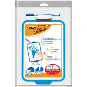 Whiteboard Bic Velleda 19x26cm + stift + wisser