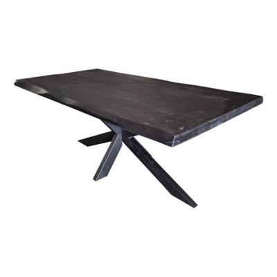 Boomstam eettafel Boston Black | 180 cm