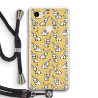 Haas: Pixel 3 Transparant Hoesje met koord