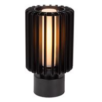 Lucide LAMBRES - Tafellamp - Ø 15 cm - 1xE27 - Zwart