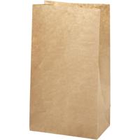 Creativ Company Papieren zakken, h: 27 cm, afm 9x15 cm, 50 gr, bruin, 100 stuk/ 1 doos