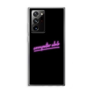 Vice Black: Samsung Galaxy Note 20 Ultra / Note 20 Ultra 5G Transparant Hoesje