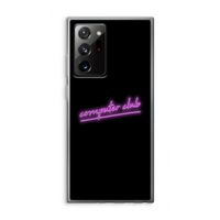 Vice Black: Samsung Galaxy Note 20 Ultra / Note 20 Ultra 5G Transparant Hoesje