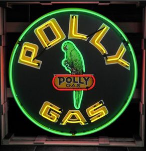 Polly Gas Neon Verlichting - XL - 100 x 100 cm