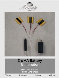 3xaa trafo 4.5v voor 3x 3xaa 1.5m - Anna's Collection