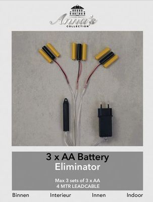 3xaa trafo 4.5v voor 3x 3xaa 1.5m - Annas collection