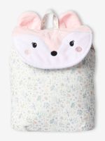 Personaliseerbare tas met kat voor meisjes lichtroze - thumbnail