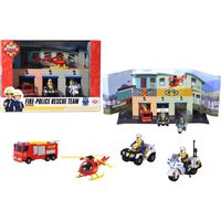 Brandweerman Sam - Fire-Police Rescue Team Speelgoedvoertuig - thumbnail