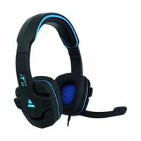 Gaming Headset met Microfoon Ewent PL3320 Zwart Blauw