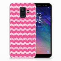 Samsung Galaxy A6 (2018) | TPU bumper | Waves Pink