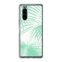 Palmbladeren: Sony Xperia 5 Transparant Hoesje
