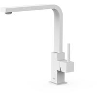 Keukenkraan Tres Top | Opbouw | 360° Draaibaar | Mengkraan | 1-hendel | Vierkant | Wit mat